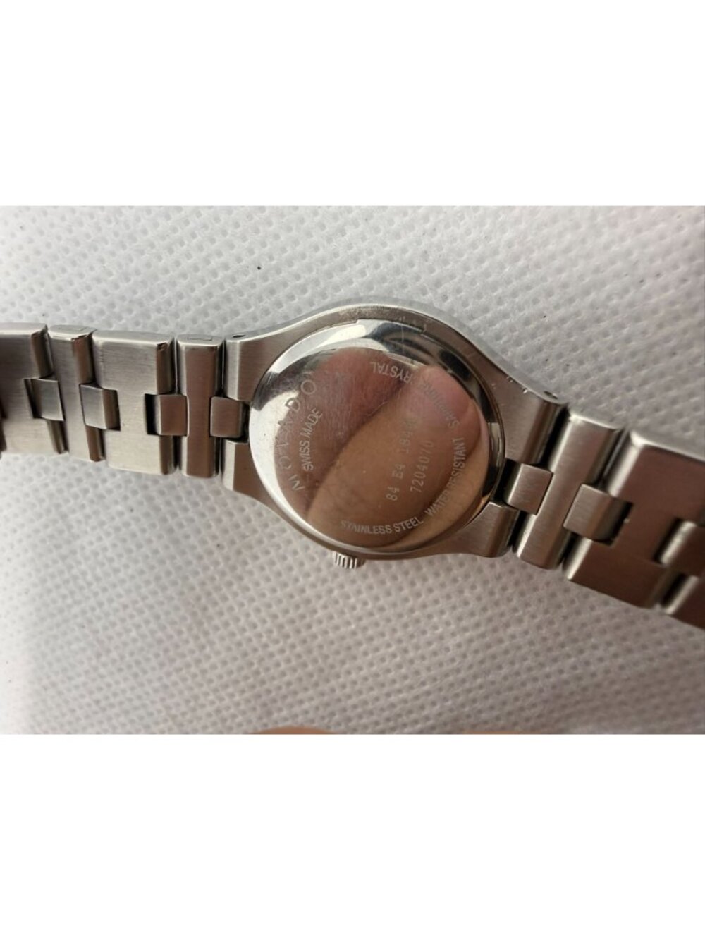 Movado Museum Women’s Swiss Made Stainless Steel Watch Black Dial Sapphire Parts - Picture 11 of 11